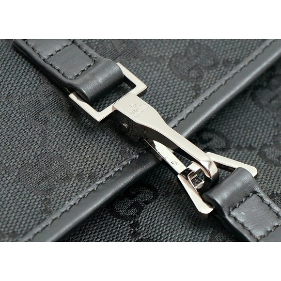 Gucci Waist Canvas Pouch Body Bag Black - Picture 6 of 9